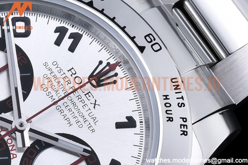 Rolex - Daytona 116519 SS/SS White/Num OMF A7750