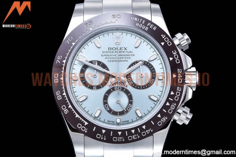 Rolex - Daytona 116500 Brn SS/SS I-Blue/Stk OMF A7750