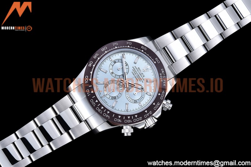 Rolex - Daytona 116500 Brn SS/SS I-Blue/Dia OMF A7750
