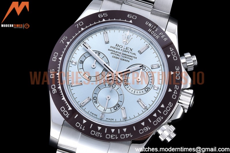 Rolex - Daytona 116500 Brn SS/SS I-Blue/Dia OMF A7750