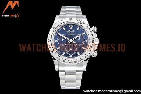 Rolex - Daytona 116509 904L SS/SS Blue/Stk QF V2 Asia 4130