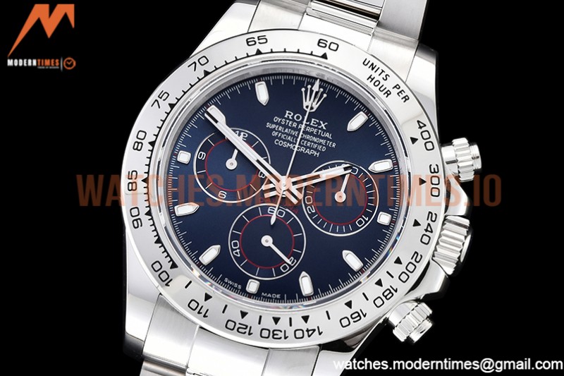 Rolex - Daytona 116509 904L SS/SS Blue/Stk QF V2 Asia 4130