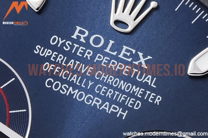 Rolex - Daytona 116509 904L SS/SS Blue/Stk QF V2 Asia 4130