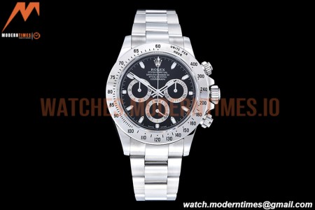 Rolex - Daytona 116520 904L SS/SS Blk/Stk QF SH4130