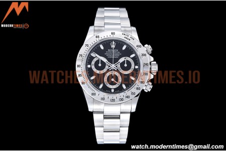 Rolex - Daytona 116520 904L SS/SS Blk/Stk QF SH4130