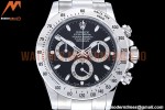 Rolex - Daytona 116520 904L SS/SS Blk/Stk QF SH4130