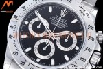 Rolex - Daytona 116520 904L SS/SS Blk/Stk QF SH4130