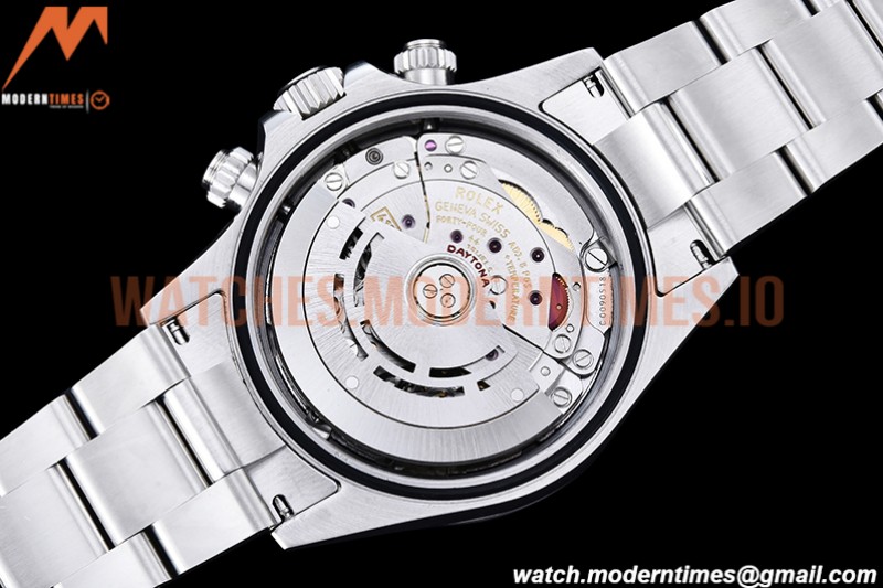 Rolex - Daytona 116520 904L SS/SS Wht/Stk QF SH4130