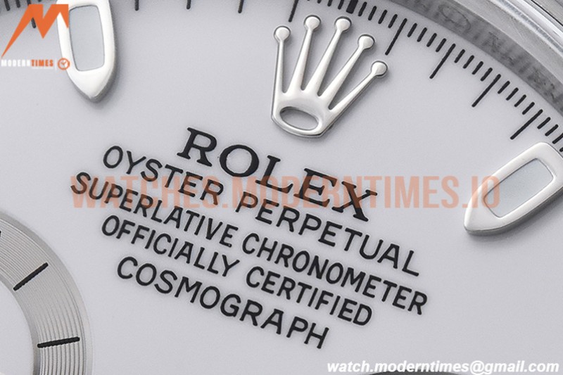 Rolex - Daytona 116520 904L SS/SS Wht/Stk QF SH4130