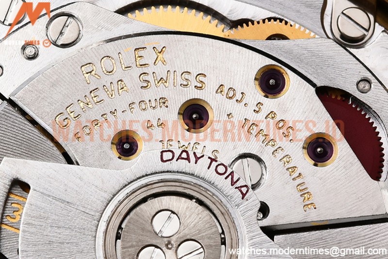 Rolex - Daytona 116518 904L YG/RU Blk/Stk QF Asia 4130