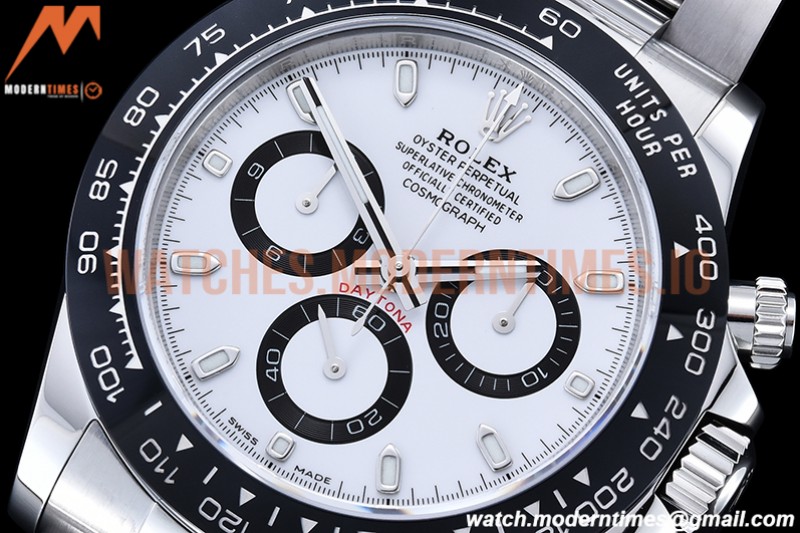 Rolex - Daytona 116500 SS/SS White/Stk APSF SH4130