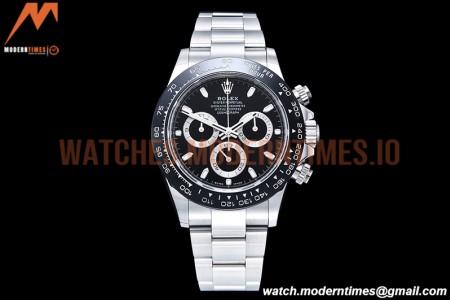 Rolex - Daytona 116500 SS/SS Black/Stk APSF SH4130