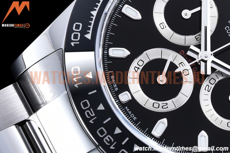 Rolex - Daytona 116500 SS/SS Black/Stk APSF SH4130