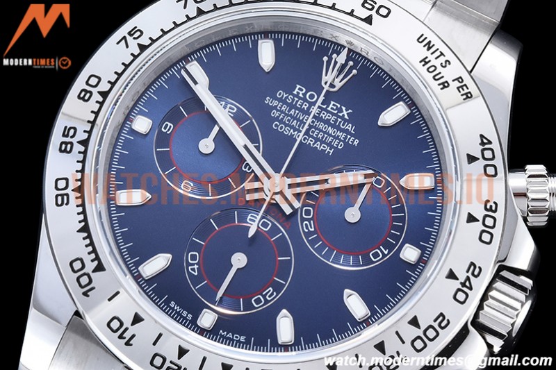 Rolex - Daytona 116509 904L WG/WG Blue/Stk QF V3 SH4130