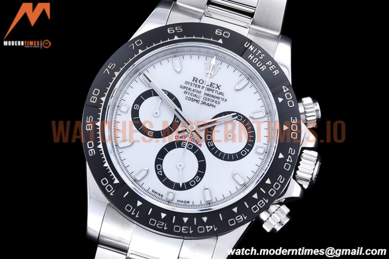 Rolex - Daytona 116500 CER SS/SS White 904L QF V3 SH4130