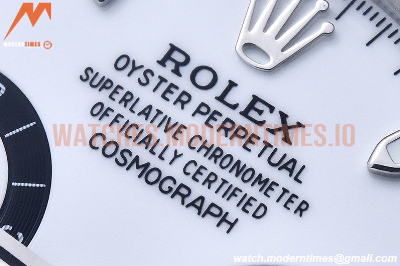Rolex - Daytona 116500 CER SS/SS White 904L QF V3 SH4130