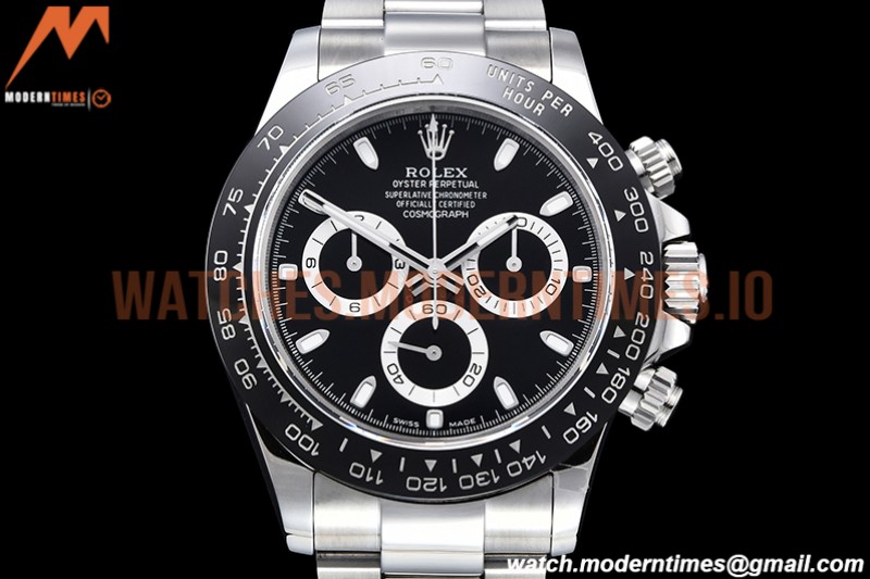 Rolex - Daytona 116500 CER SS/SS Black 904L QF V3 SH4130
