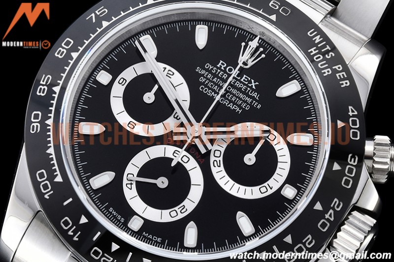 Rolex - Daytona 116500 CER SS/SS Black 904L QF V3 SH4130