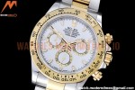 Rolex - Daytona 116503 904L YG/SS Wht/Stk QF V3 SH4130