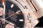 Rolex - Daytona 116505 904L RG/RG Blk/Stk QF V3 SH4130