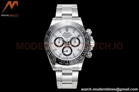Rolex - Daytona 116500 40mm CER SS/SS White 904L ZF SH4130
