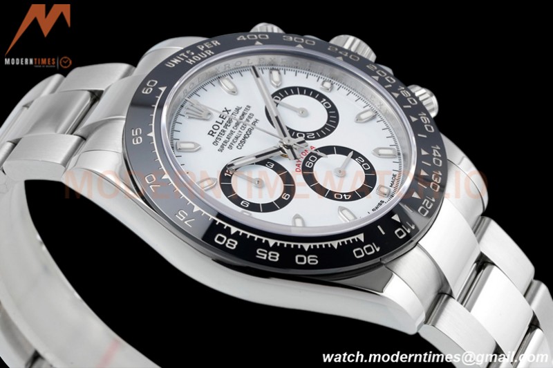 Rolex - Daytona 116500 40mm CER SS/SS White 904L ZF SH4130