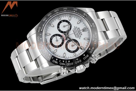 Rolex - Daytona 116500 40mm CER SS/SS White 904L ZF SH4130