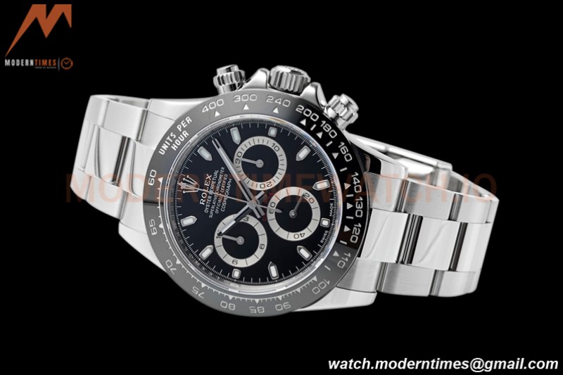 Rolex - Daytona 116500 40mm CER SS/SS Black 904L ZF SH4130