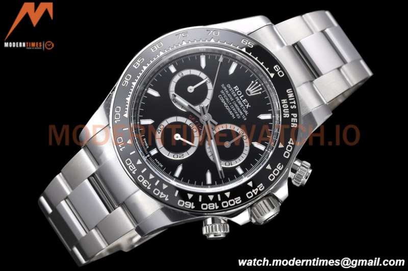 Rolex - Daytona 126500 40mm CER 904L SS/SS Black AR+ A4131