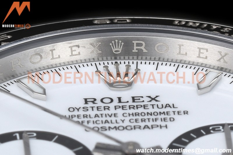 Rolex - Daytona 126500 40mm CER 904L SS/SS White AR+ A4131