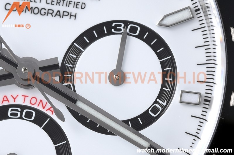 Rolex - Daytona 126500 40mm CER 904L SS/SS White AR+ A4131