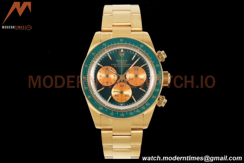 Rolex - Daytona 116508 Artisans De Genève YG/YG Honey Green ADGF A7750