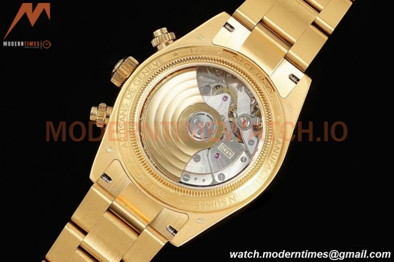Rolex - Daytona 116508 Artisans De Genève YG/YG Honey Green ADGF A7750