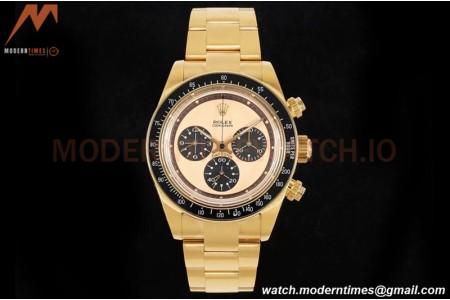 Rolex - Daytona Retro 6241 Artisans De Genève YG/YG Beige ADGF A7750