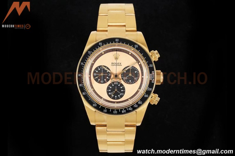 Rolex - Daytona Retro 6241 Artisans De Genève YG/YG Beige ADGF A7750
