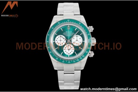 Rolex - Daytona Retro Les Artisans De Genève SS/SS Green ADGF A7750
