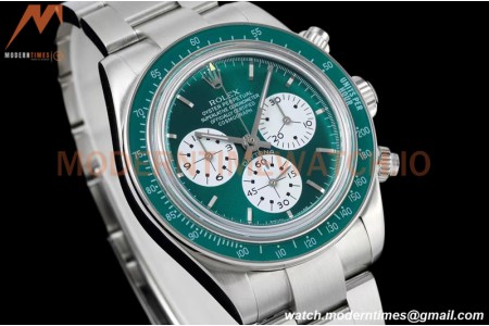 Rolex - Daytona Retro Les Artisans De Genève SS/SS Green ADGF A7750