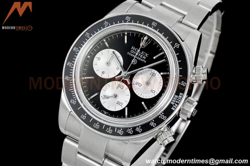 Rolex - Daytona Retro 6263 Artisans De Genève SS/SS Black ADGF A7750