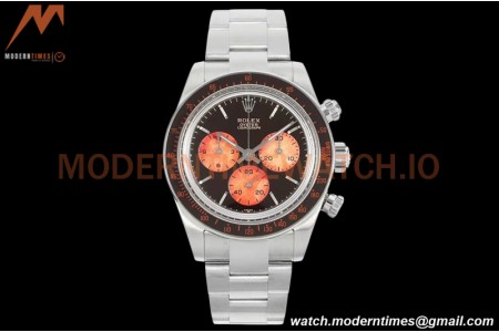 Rolex - Daytona Retro Rusty Artisans De Genève SS/SS Black ADGF A7750