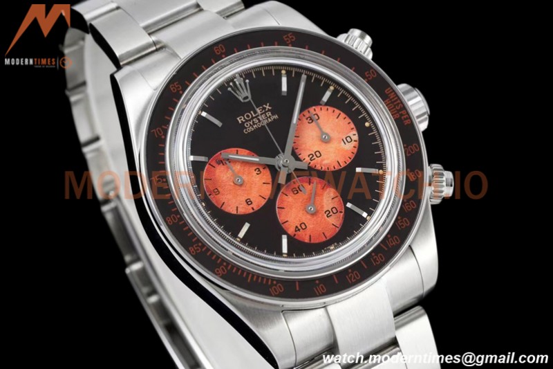 Rolex - Daytona Retro Rusty Artisans De Genève SS/SS Black ADGF A7750