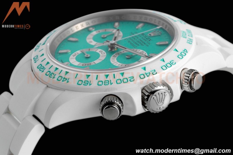 Rolex - Daytona AET Remould 40mm CER/CER Biscay Green ZF SH4130