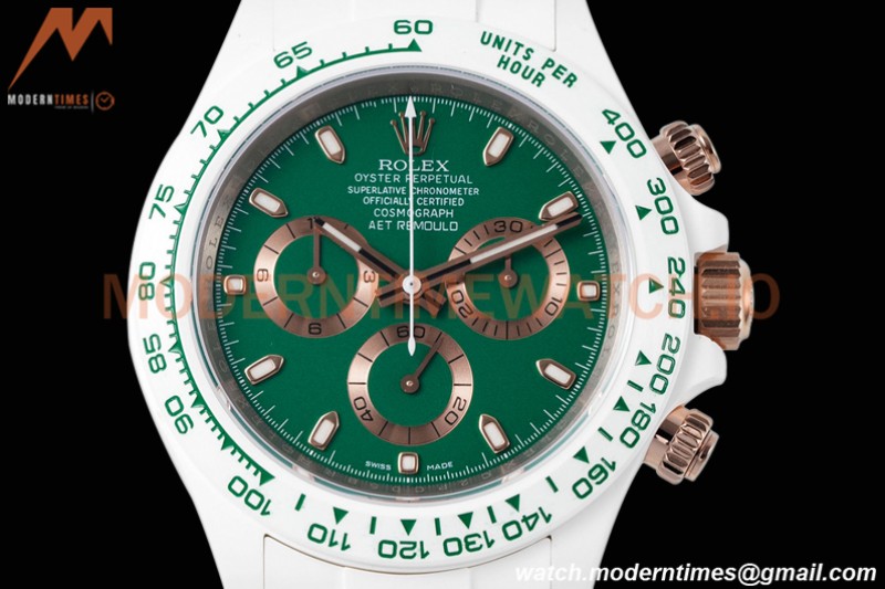Rolex - Daytona AET Remould 40mm CER/CER British Racing Green ZF SH4130
