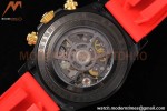 Rolex - Daytona Blaken 40mm CER 904L PVD/RU Blk/Red Skeleton GETF SA4130