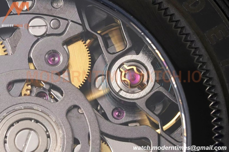 Rolex - Daytona Blaken 40mm CER 904L PVD/RU Black/Blue Skeleton GETF SA4130