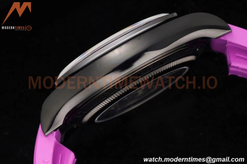 Rolex - Daytona Blaken 40mm CER 904L PVD/RU Black/Purple Skeleton GETF SA4130