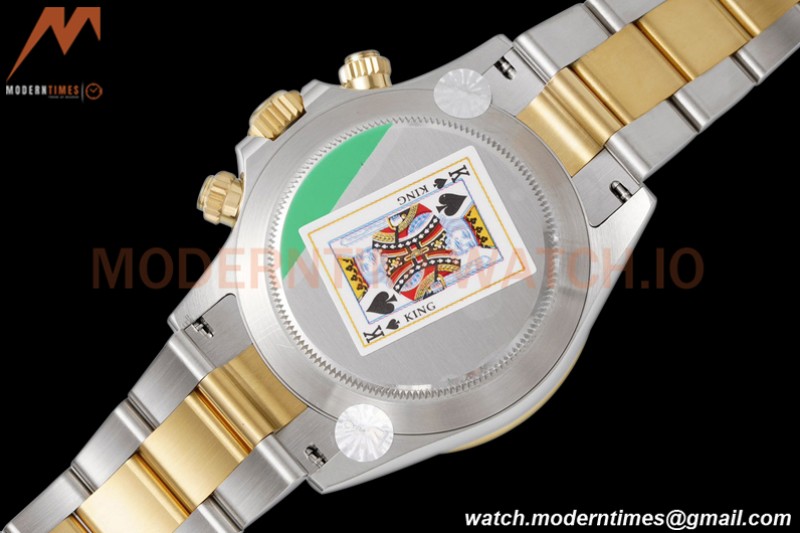Rolex - Daytona 116503 40mm 904L YG/SS Blk/Gold/Diam King SH4130