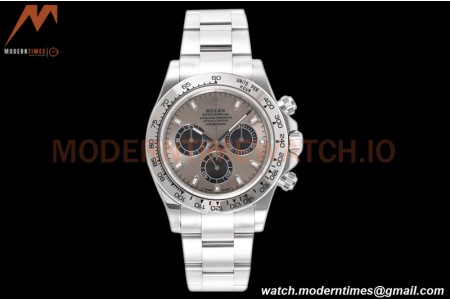 Rolex - Daytona 116509 40mm 904L SS/SS Grey/Blk/Stk King SH4130