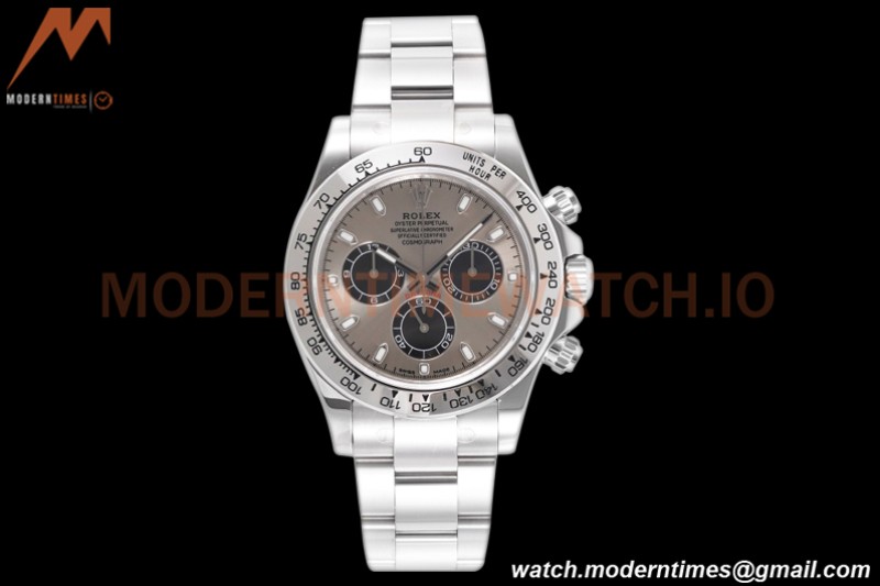 Rolex - Daytona 116509 40mm 904L SS/SS Grey/Blk/Stk King SH4130