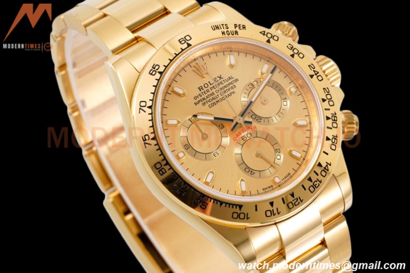 Rolex - Daytona 116508 40mm 904L YG/YG YG/Stk King SH4130