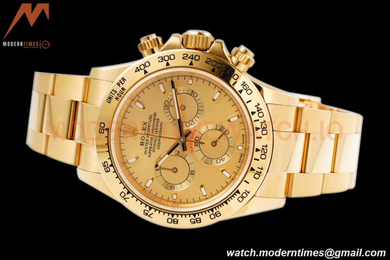 Rolex - Daytona 116508 40mm 904L YG/YG YG/Stk King SH4130